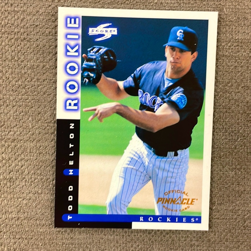 *2024 HALL OF FAME INDUCTEE*Todd Helton Colorado Rockies Rookie Card! ⚾️